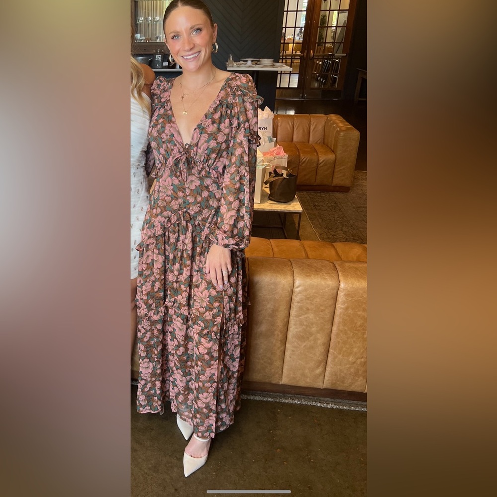 Floral Summer to Fall Transition Dress